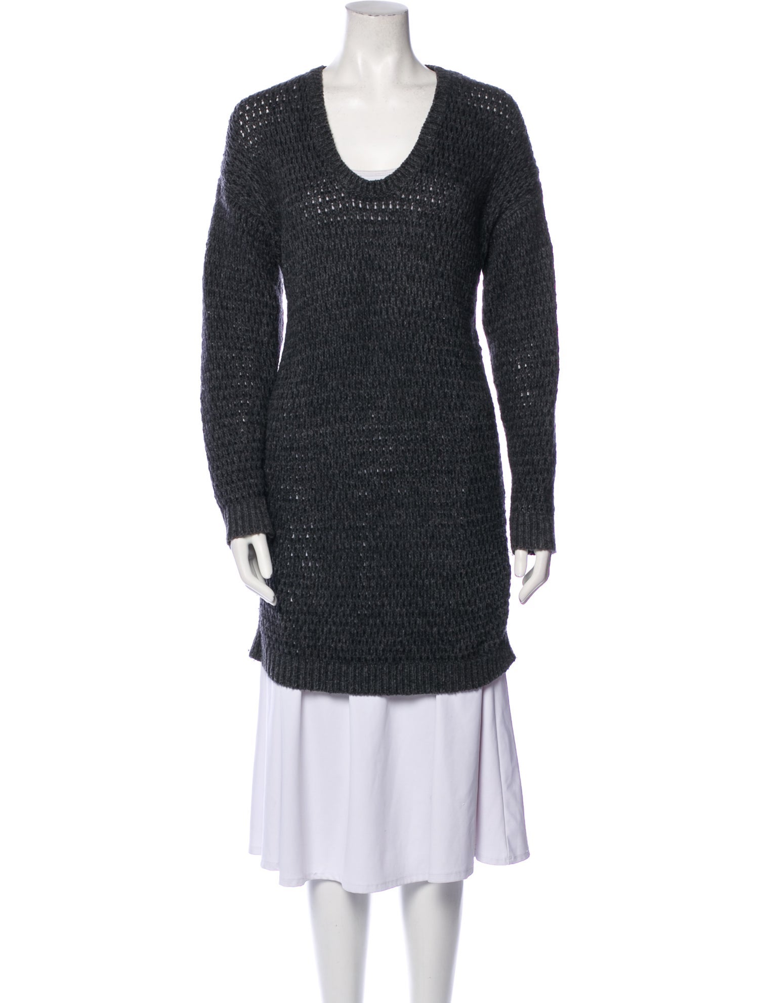 Theory Wool Scoop Neck Sweater