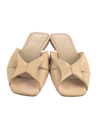 Theory Leather Slides