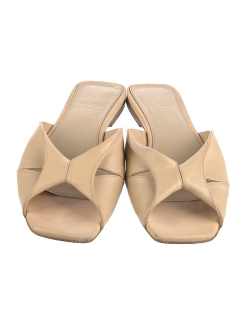 Theory Leather Slides