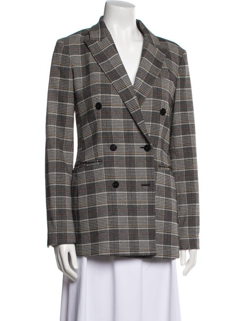 Theory Plaid Print Blazer