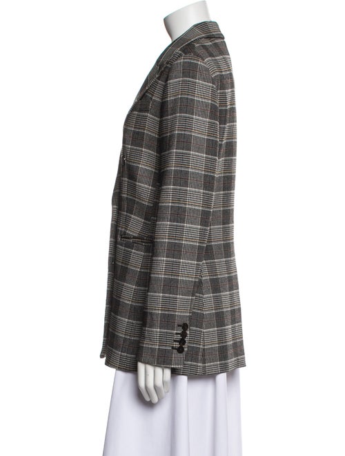 Theory Plaid Print Blazer