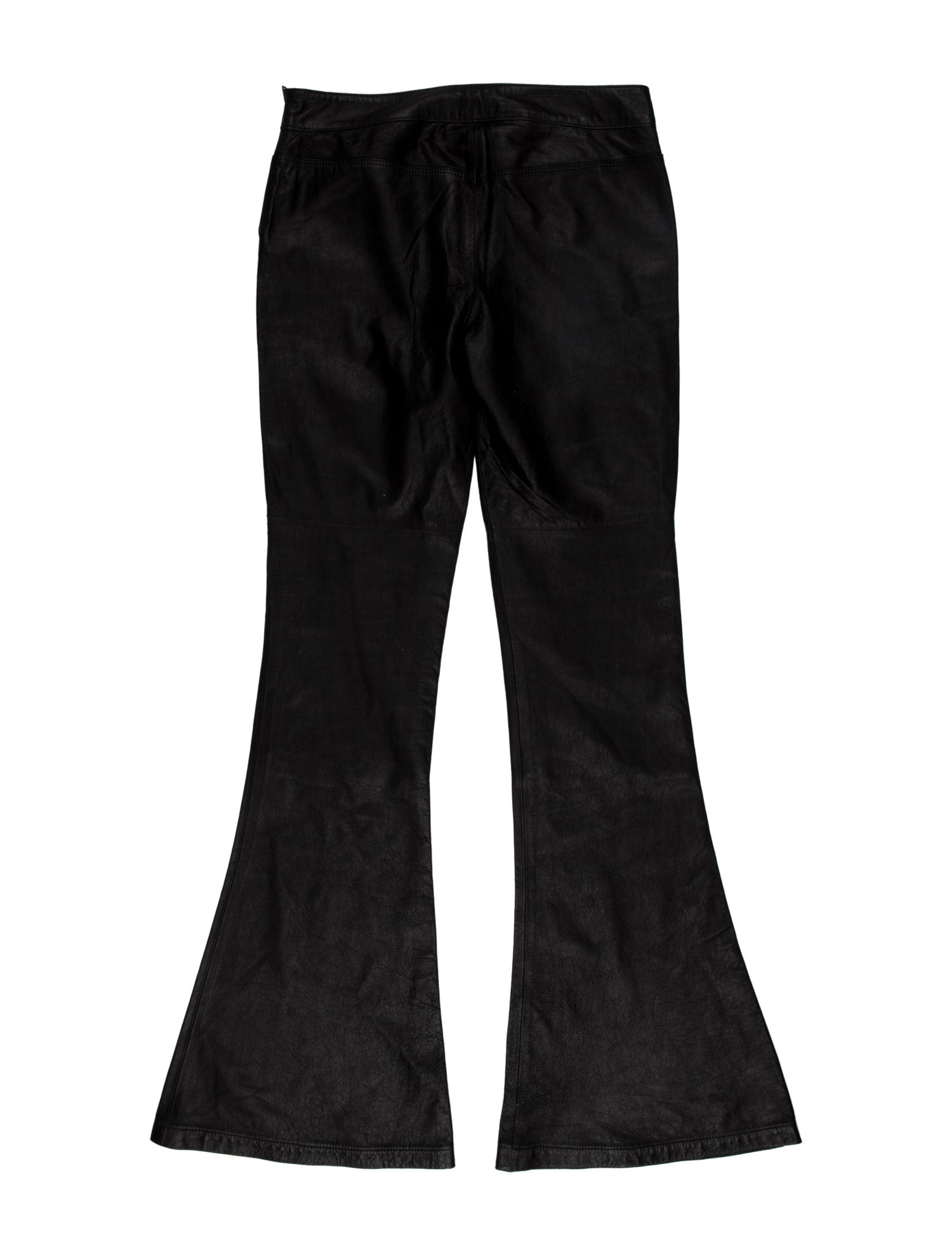 Theory Lamb Leather Wide Leg Pants