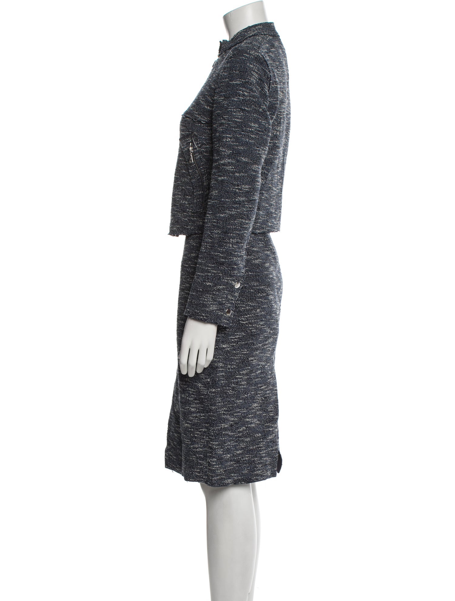 Theory Tweed Pattern Dress Set