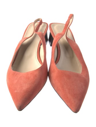 Theory Suede Slingback Pumps