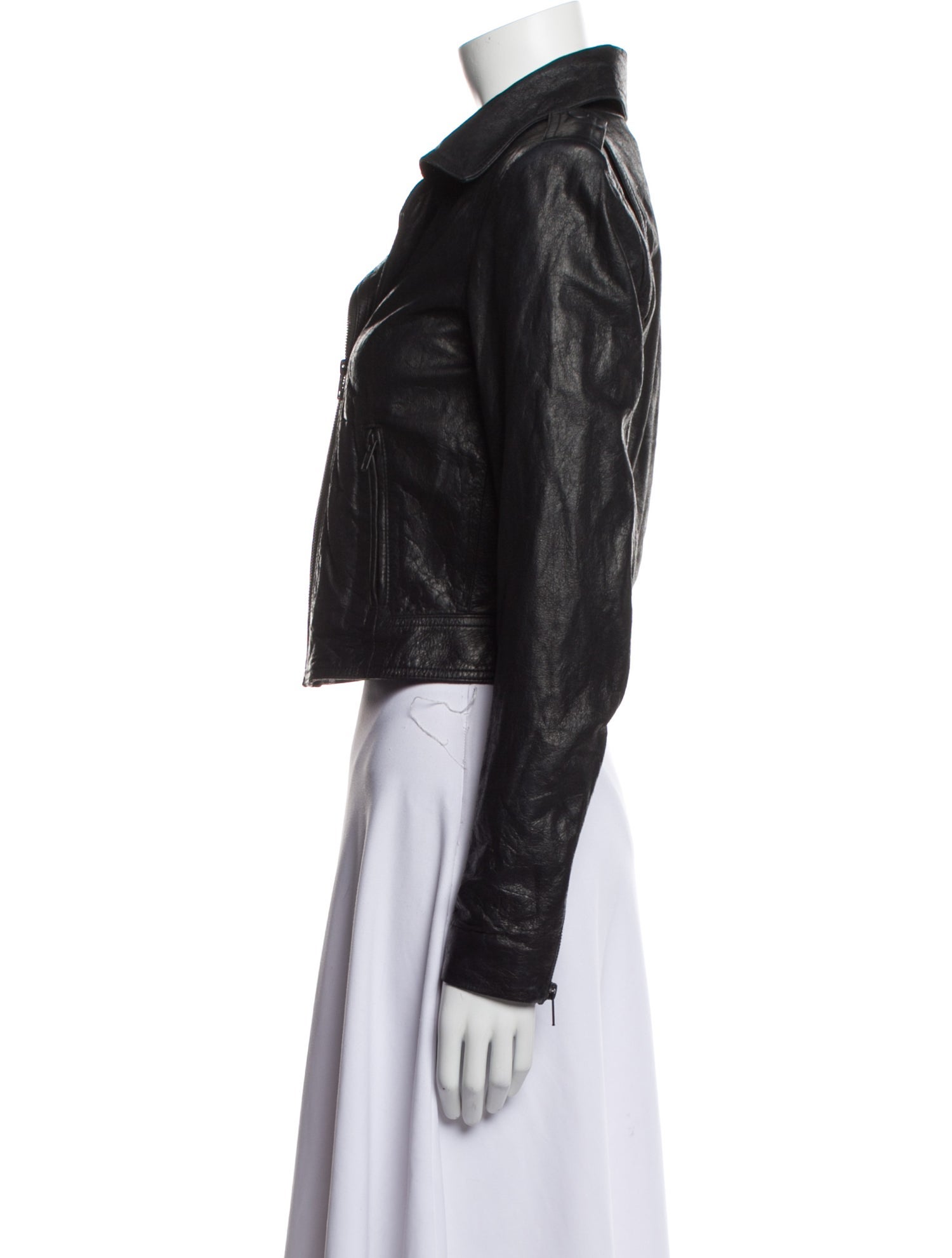 Theory Lamb Leather Biker Jacket
