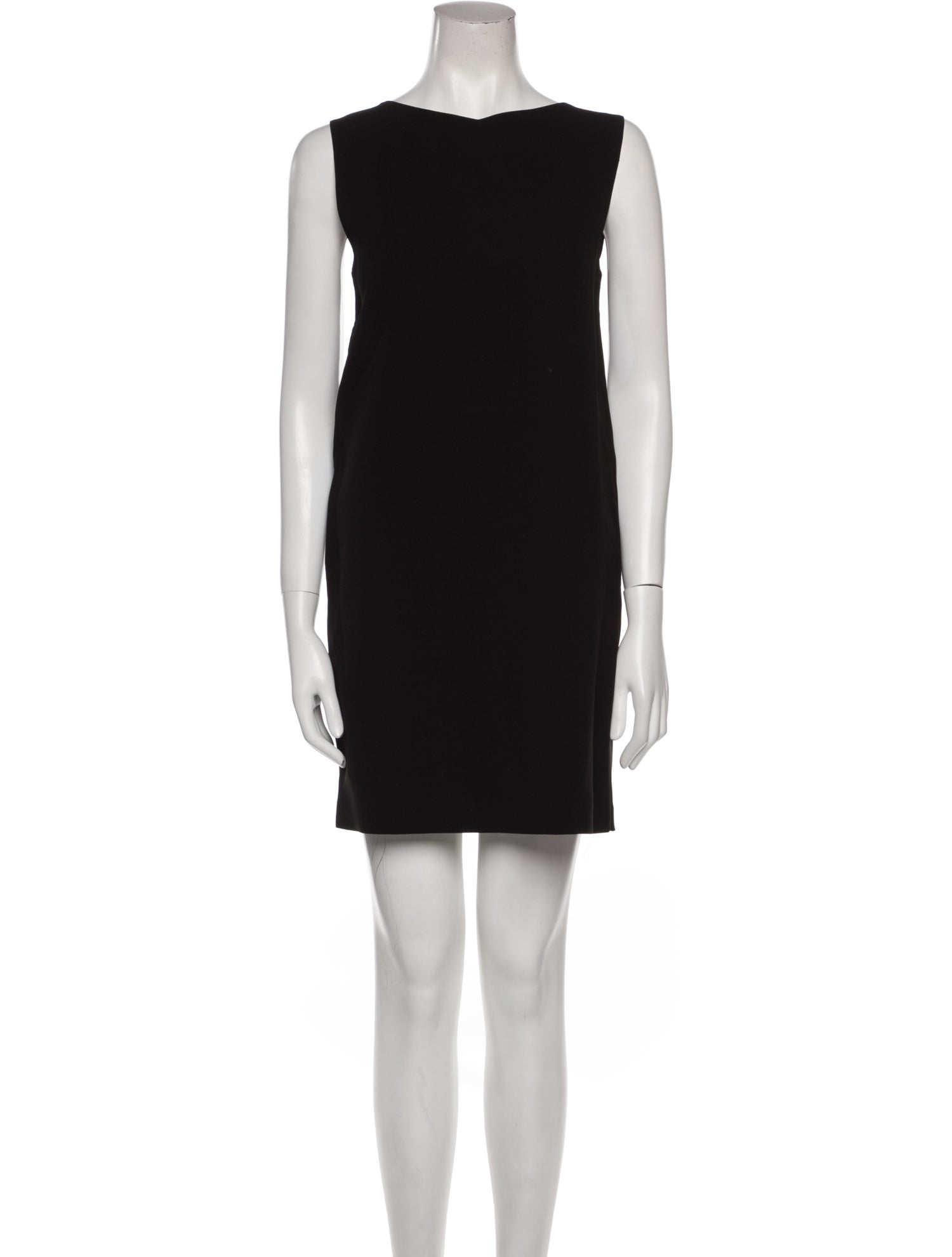 Theory Bateau Neckline Mini Dress