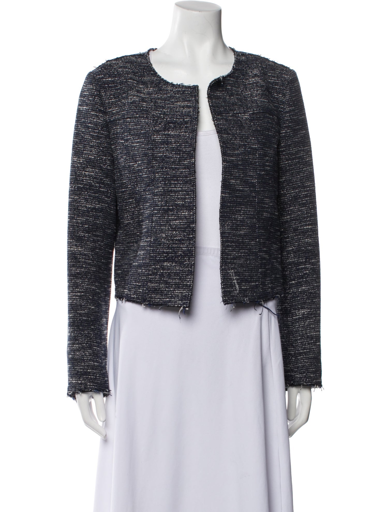 Theory Tweed Pattern Evening Jacket