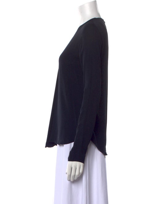 Theory Silk V-Neck Blouse