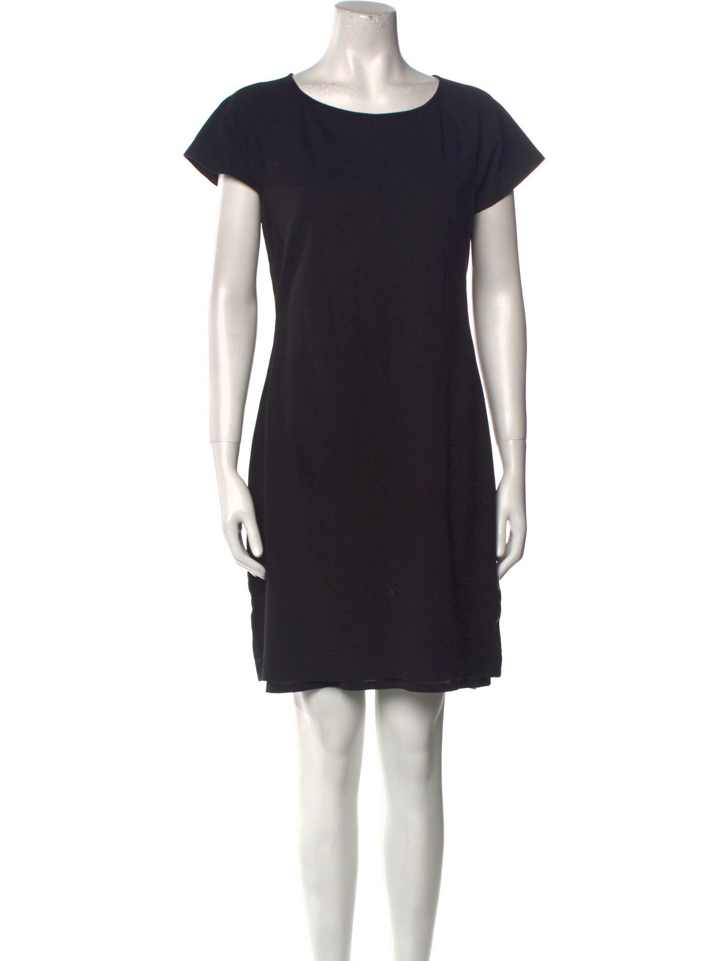 Theory Bateau Neckline Mini Dress