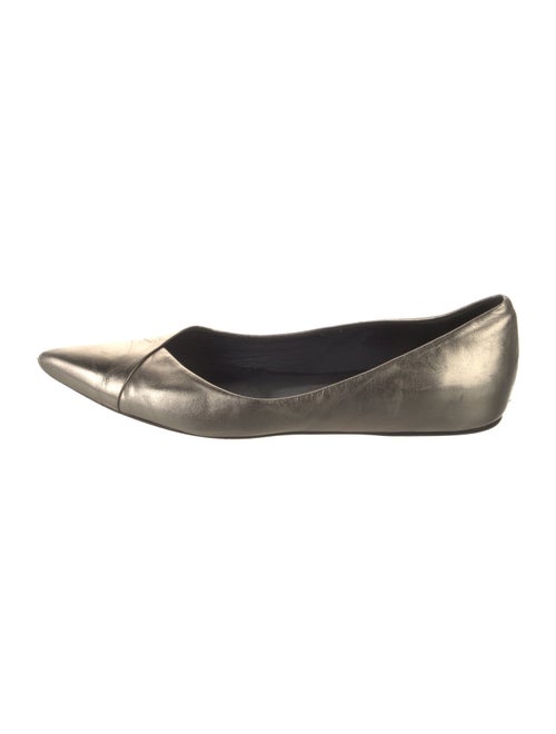 Theory Leather Ballet Flats