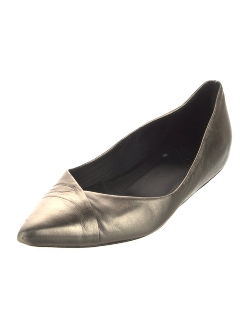 Theory Leather Ballet Flats