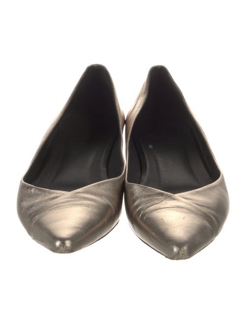 Theory Leather Ballet Flats