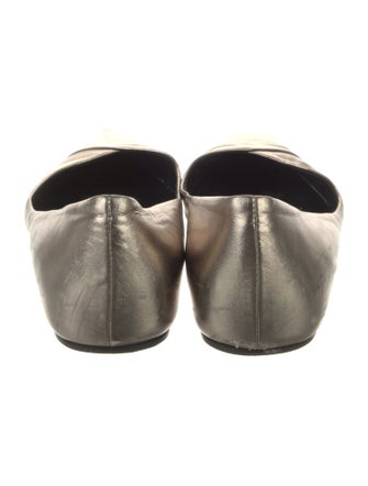 Theory Leather Ballet Flats