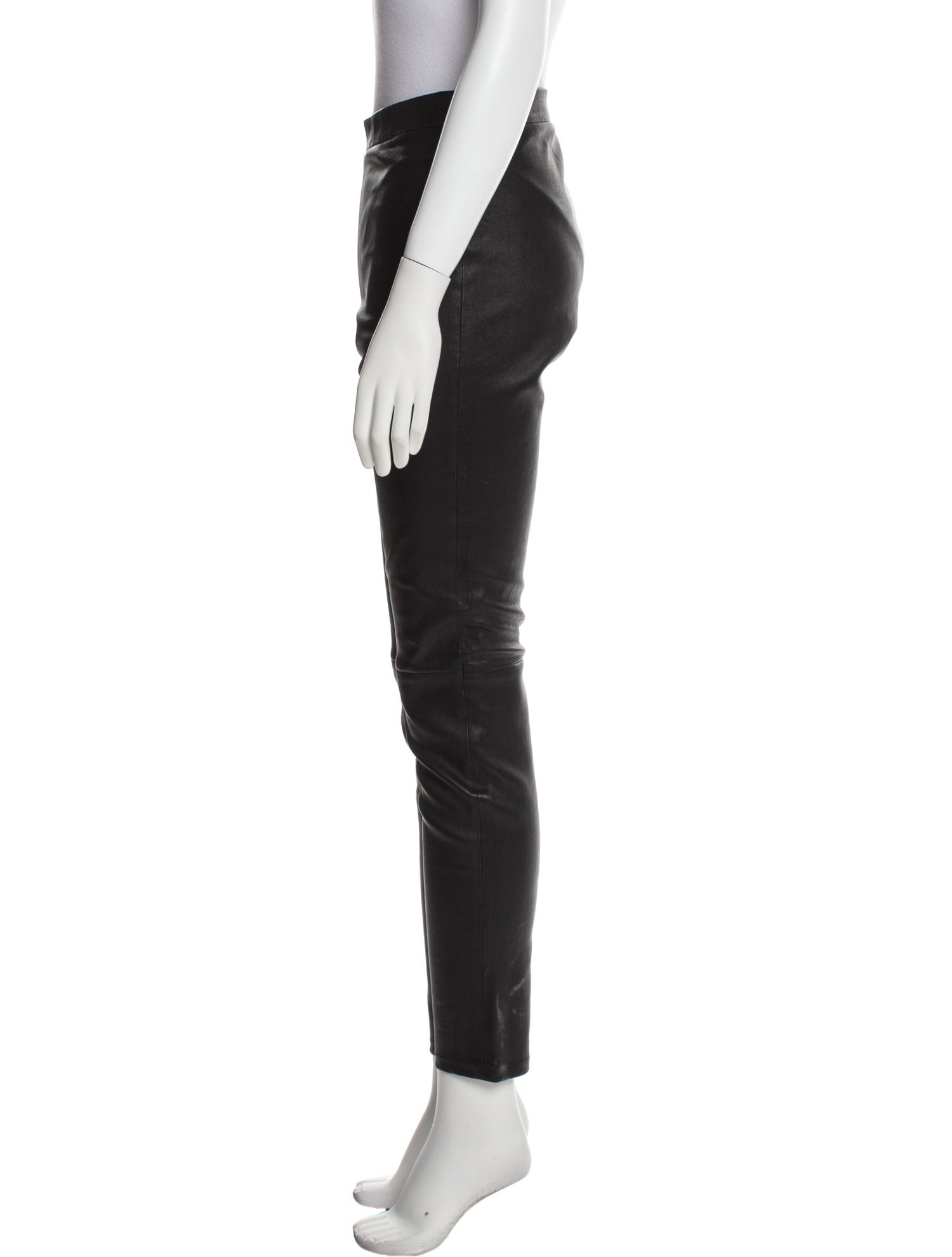 Theory Leather Skinny Leg Pants