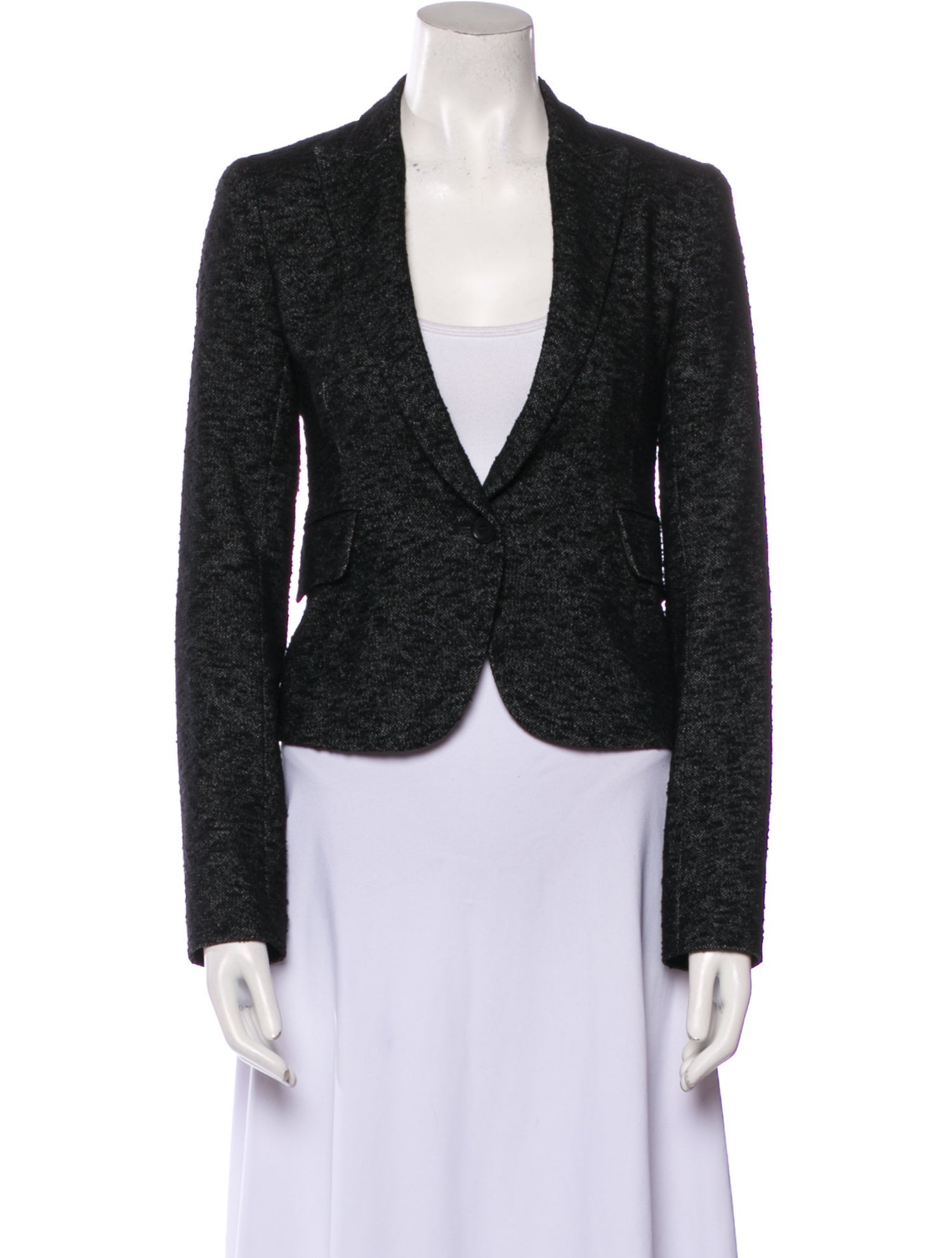 Theory Tweed Pattern Blazer