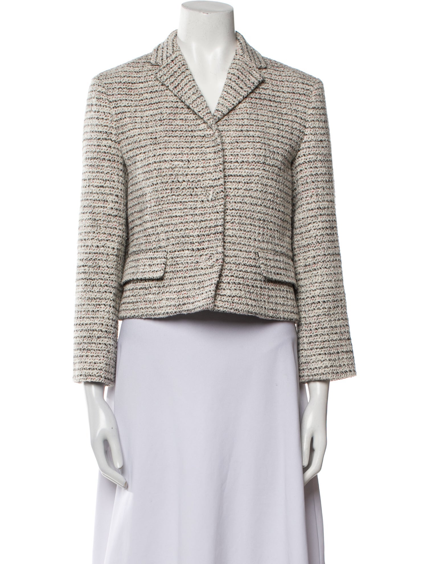Theory Tweed Pattern Blazer
