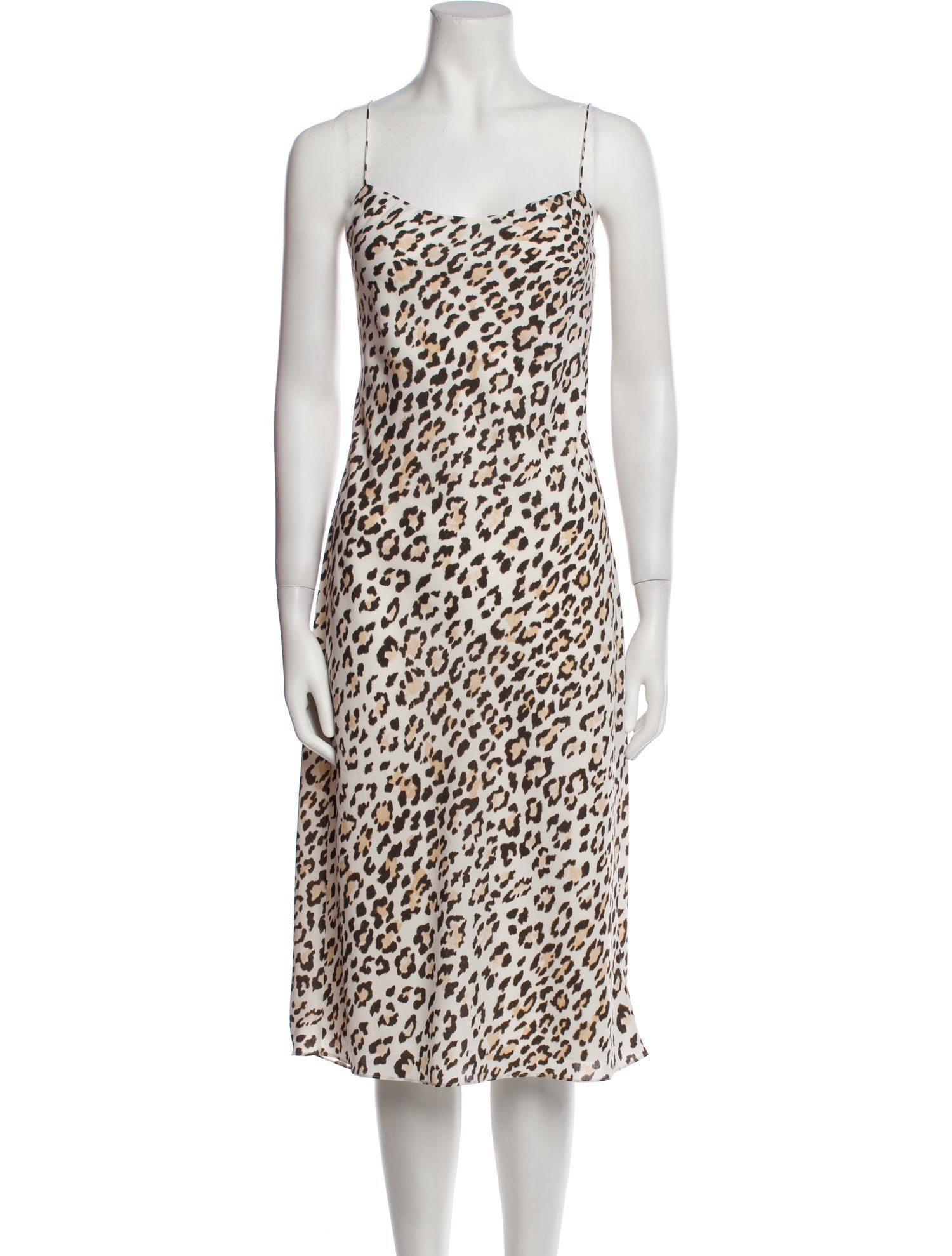 Theory Animal Print Midi Length Dress w/ Tags