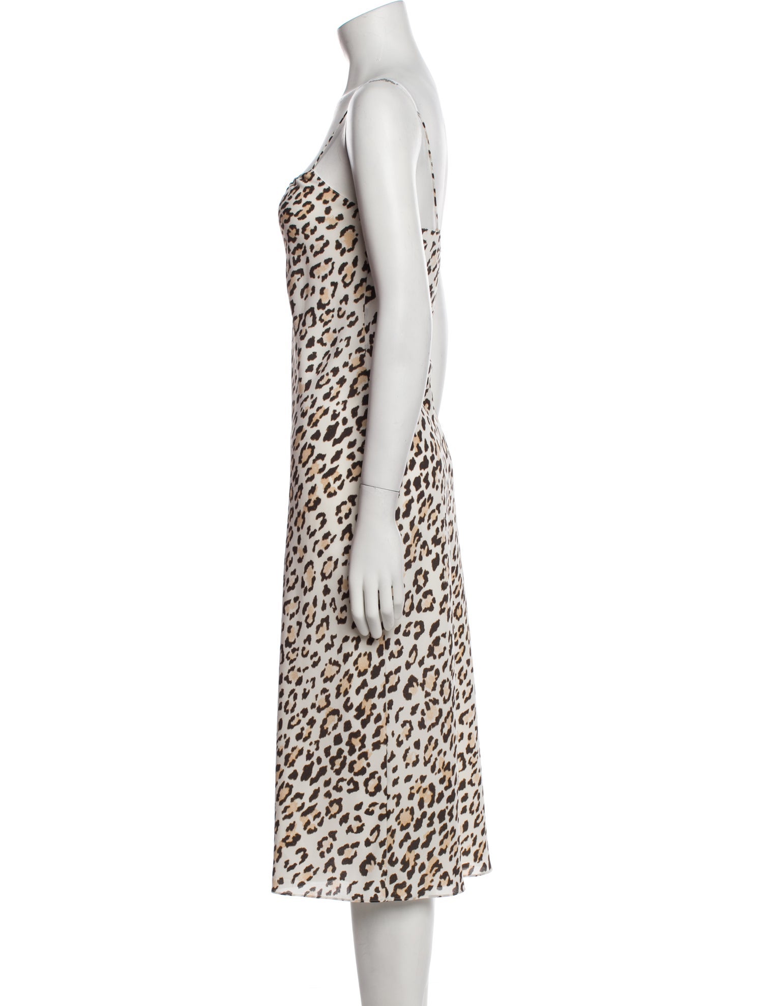 Theory Animal Print Midi Length Dress w/ Tags
