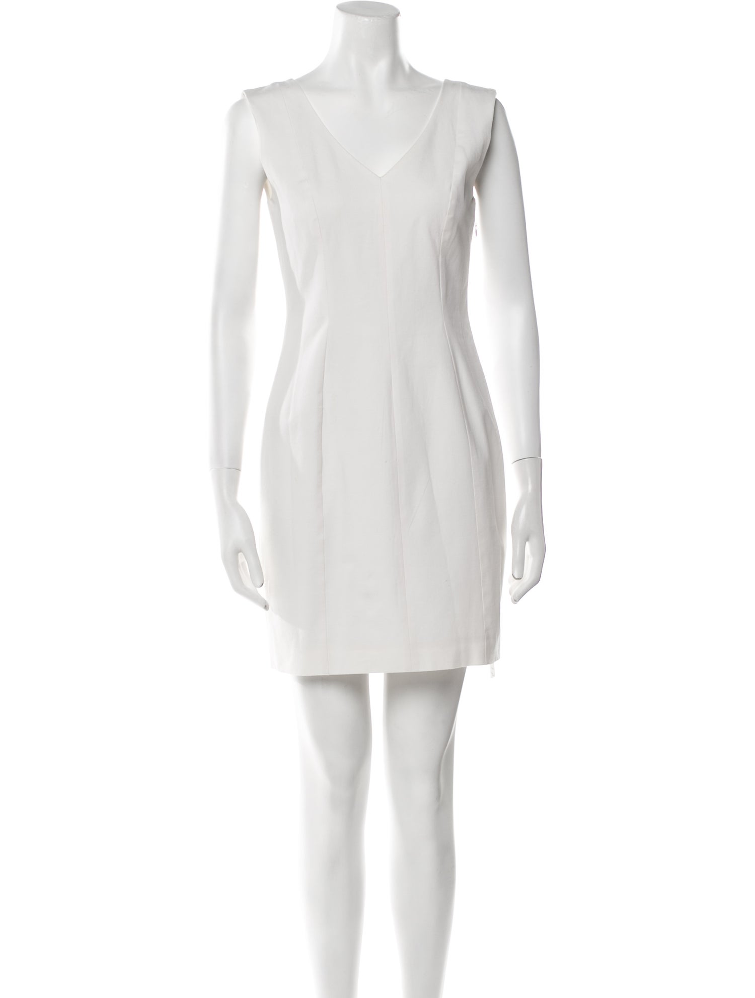 Theory V-Neck Mini Dress