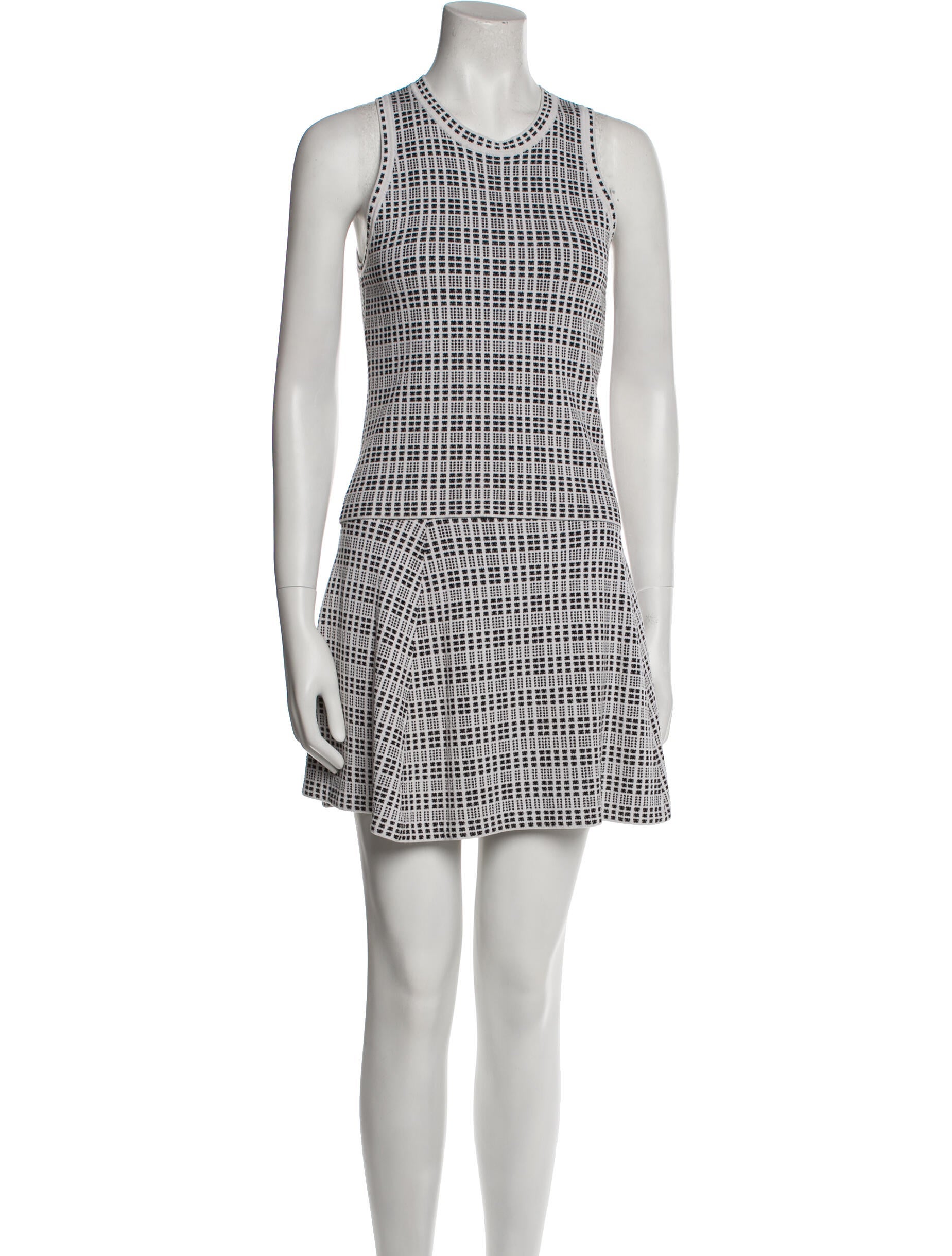 Theory Printed Skirt Suit