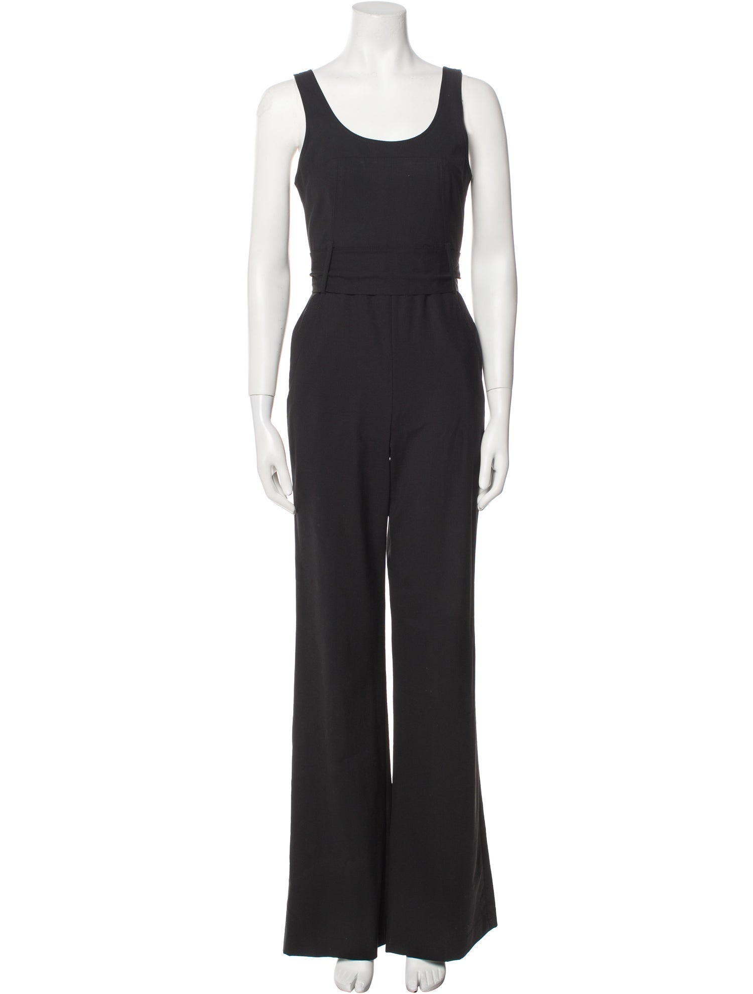 Theory Wool Scoop Neck Jumpsuit