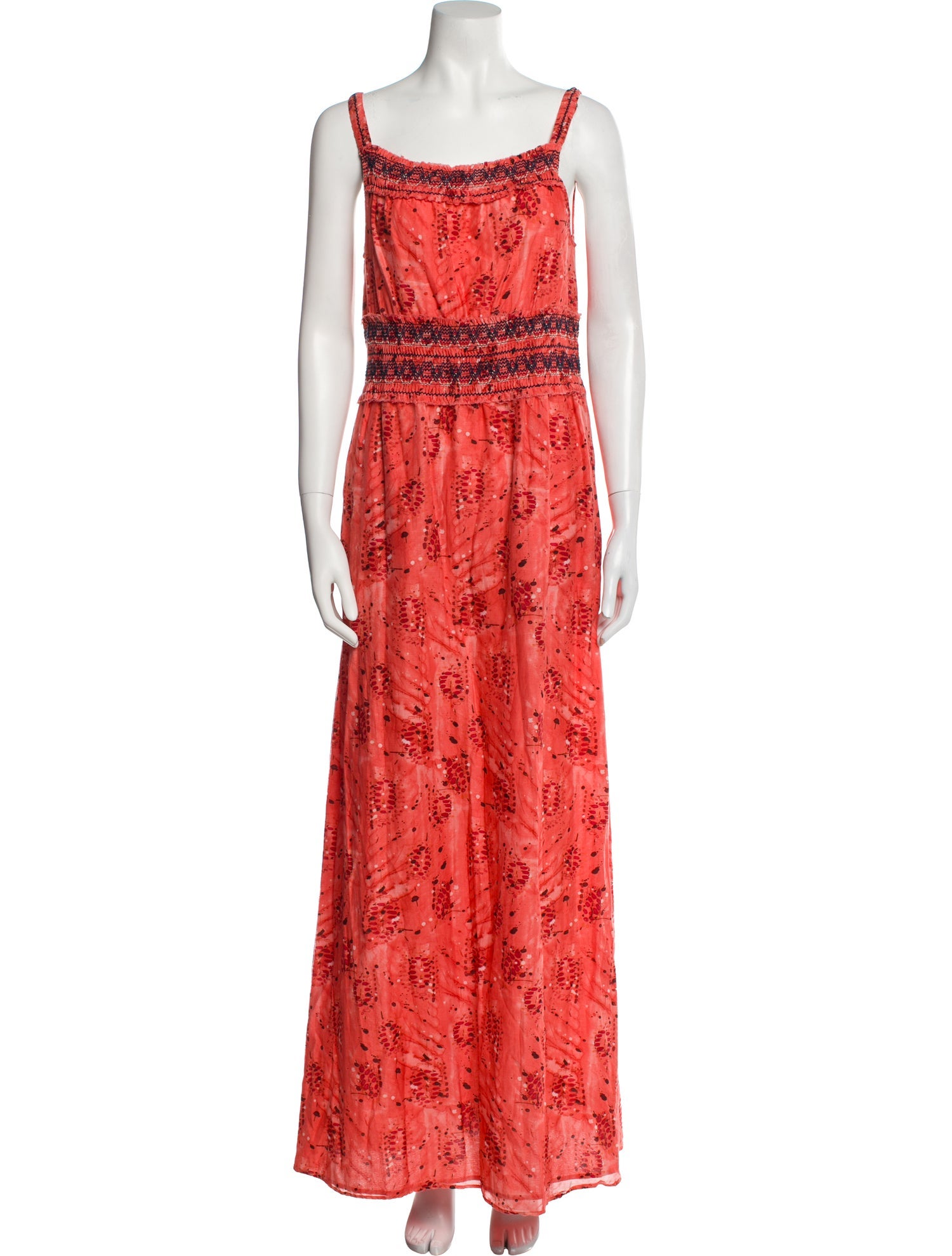 Theory Floral Print Long Dress