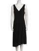 Theory V-Neck Midi Length Dress