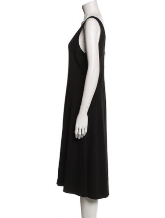 Theory V-Neck Midi Length Dress