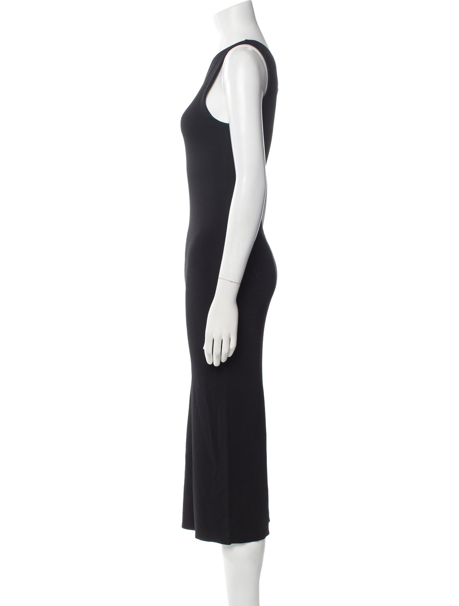 Theory One-Shoulder Midi Length Dress