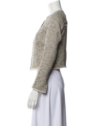 Theory Tweed Tweed Pattern Evening Jacket