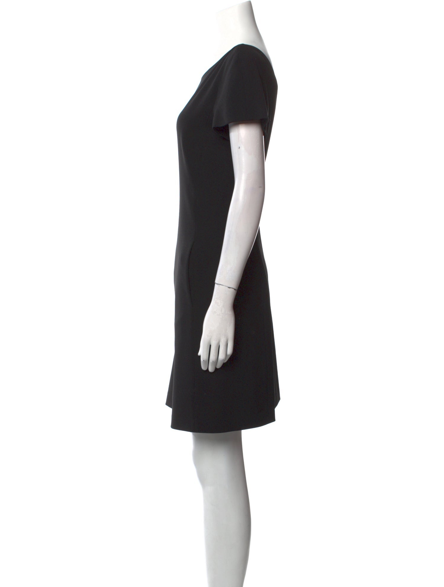 Theory Bateau Neckline Mini Dress