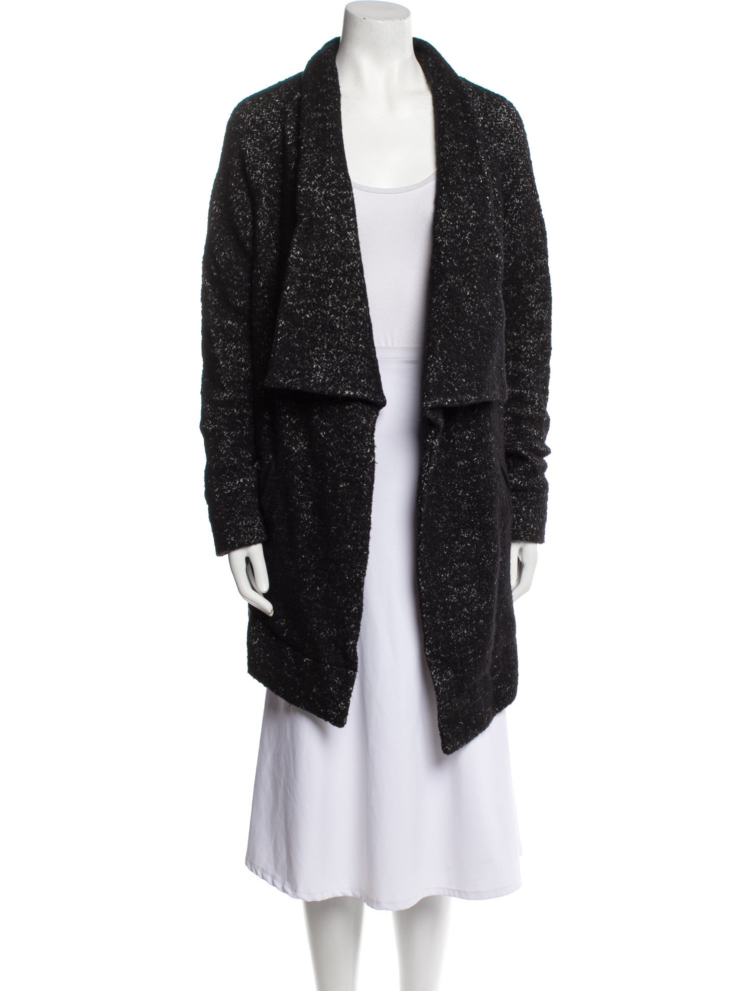 Theory Virgin Wool Collar Cardigan