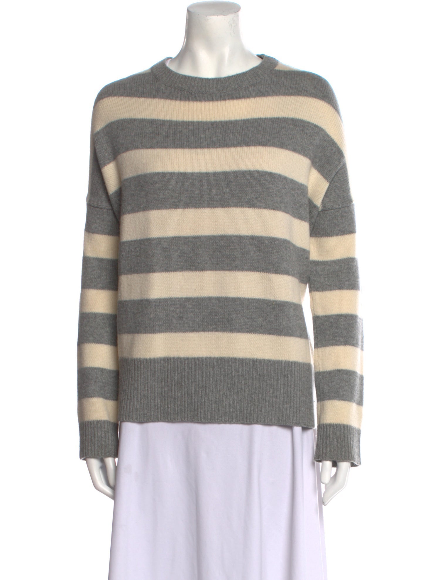 Theory Cashmere Striped Sweater