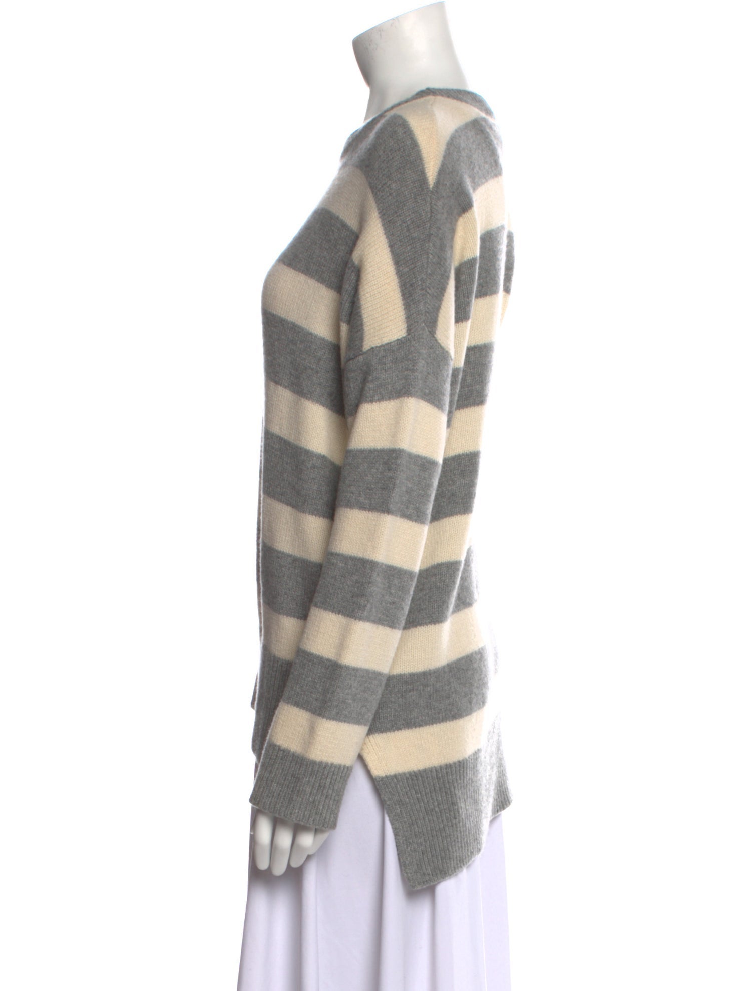 Theory Cashmere Striped Sweater