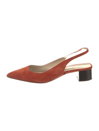 Theory Suede Slingback Pumps