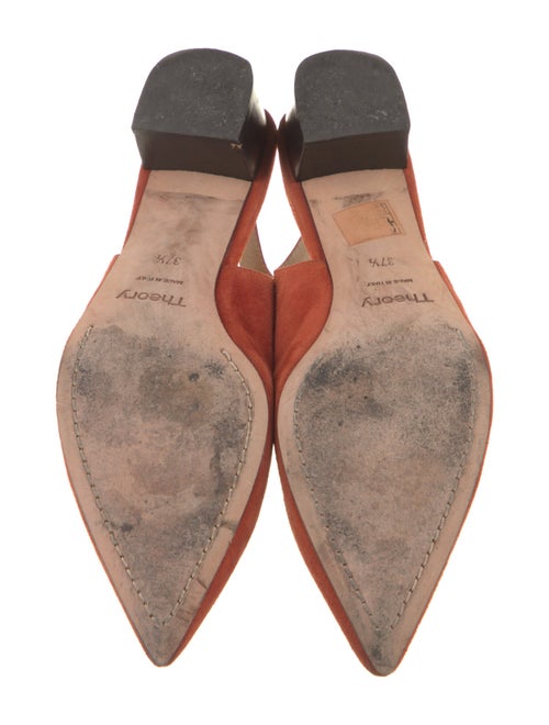 Theory Suede Slingback Pumps