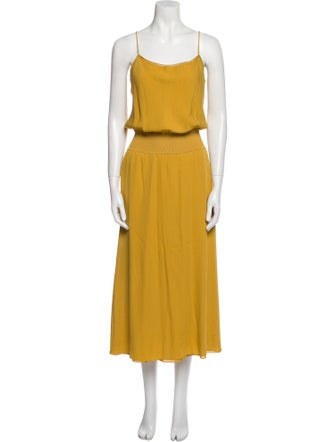 Theory Silk Midi Length Dress