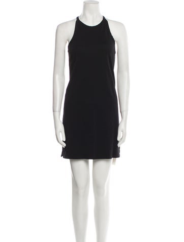 Theory Dresses Crew Neck Mini Dress Petite