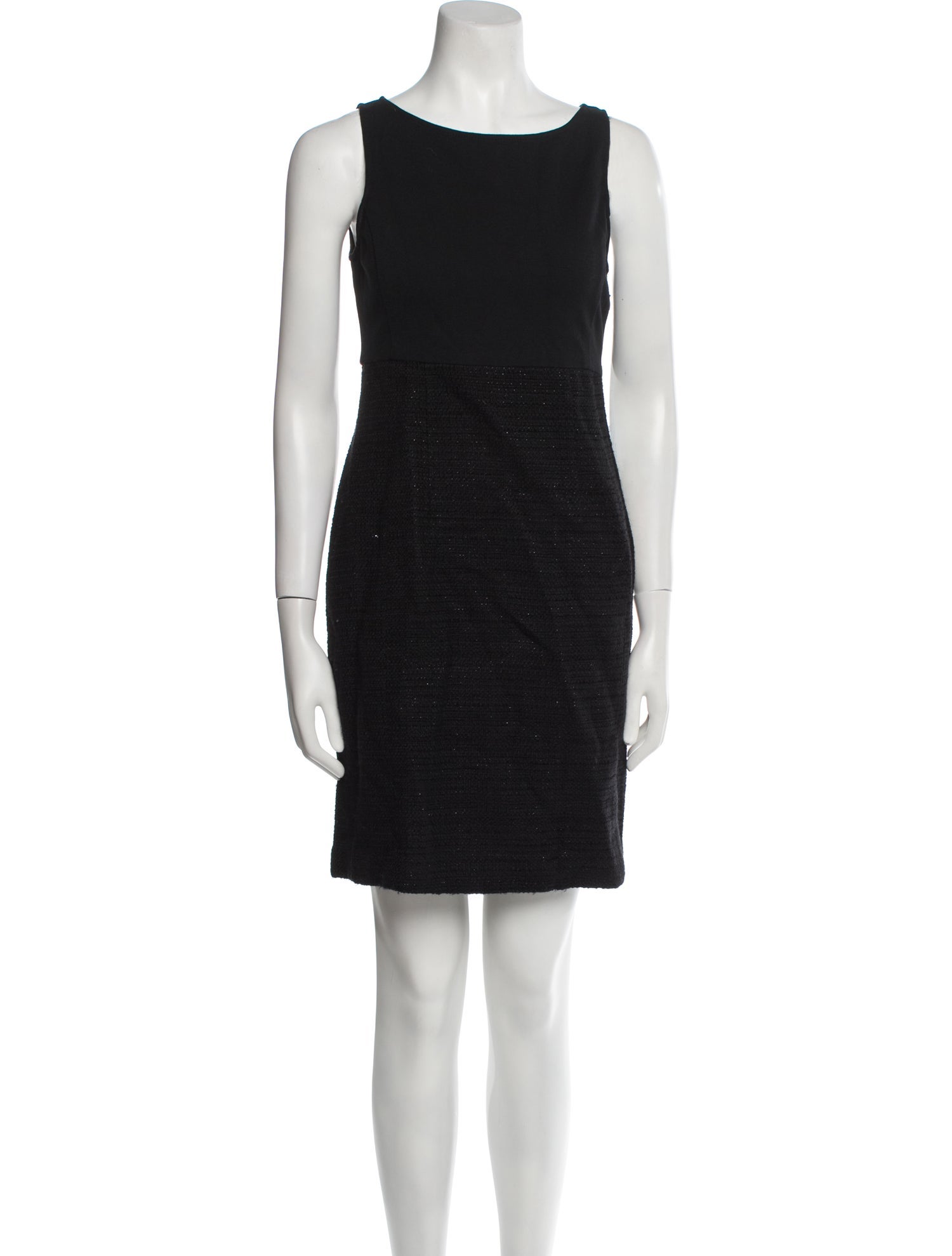 Theory Bateau Neckline Mini Dress