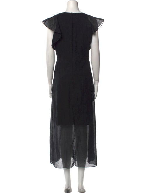 Theory Crew Neck Long Dress