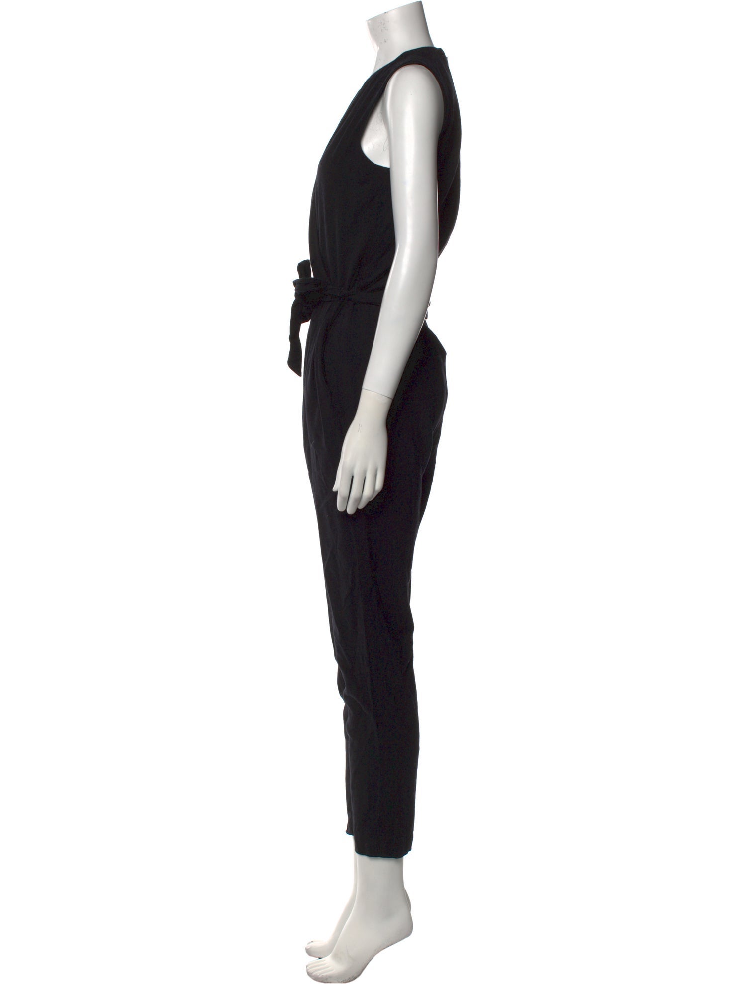 Theory Wool V-Neck Jumpsuit