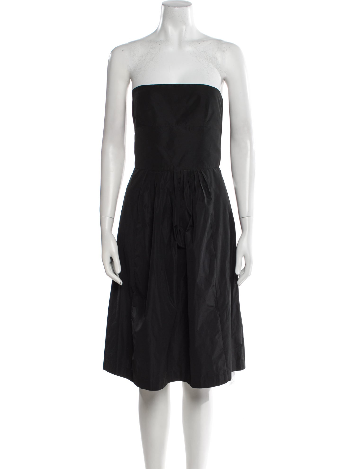 Theory Strapless Knee-Length Dress