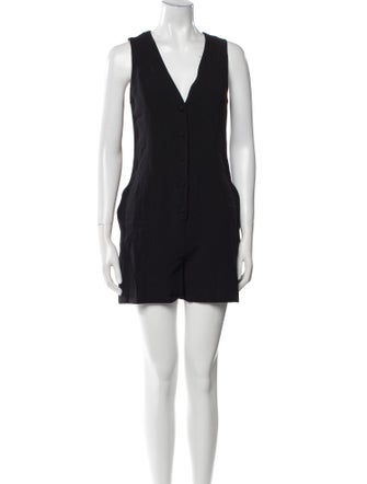 Theory V-Neck Romper