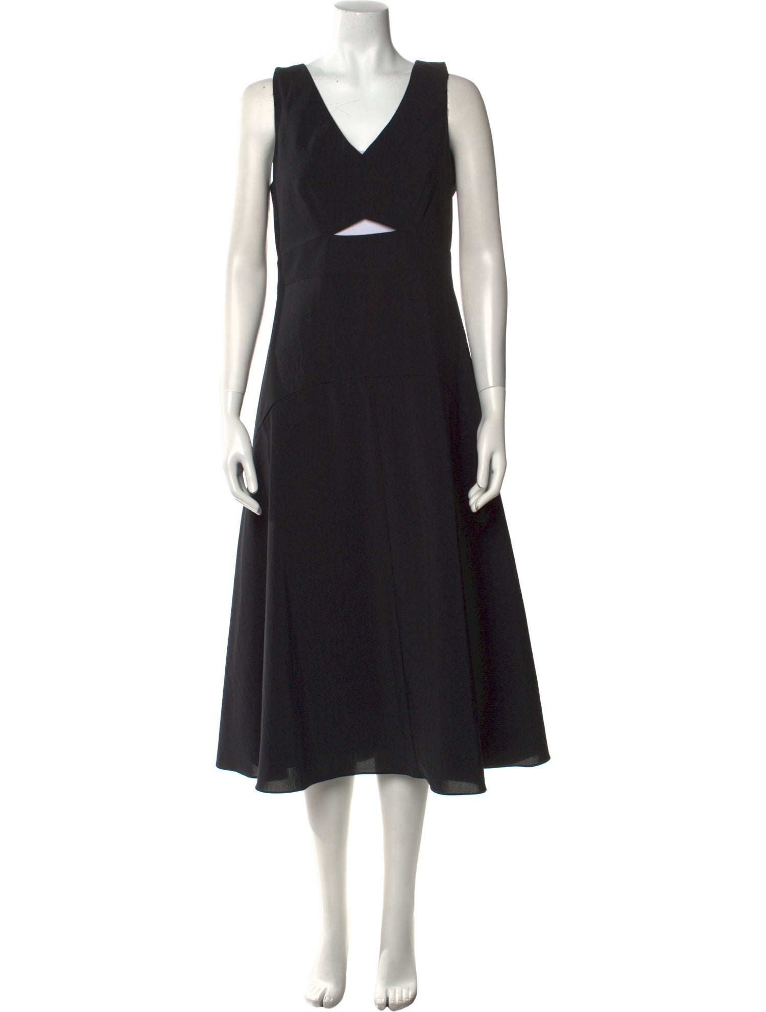 Theory V-Neck Long Dress