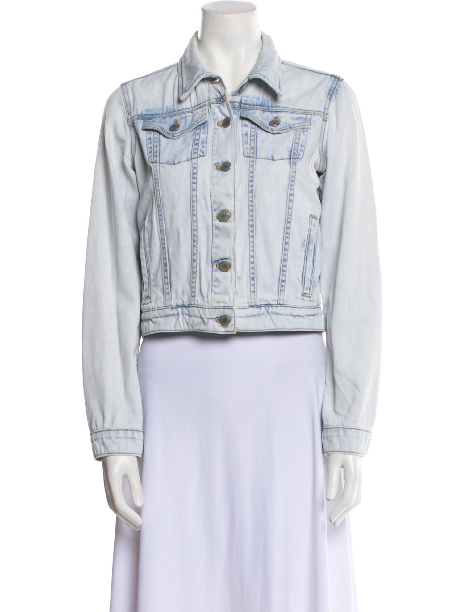 Theory Striped Denim Jacket