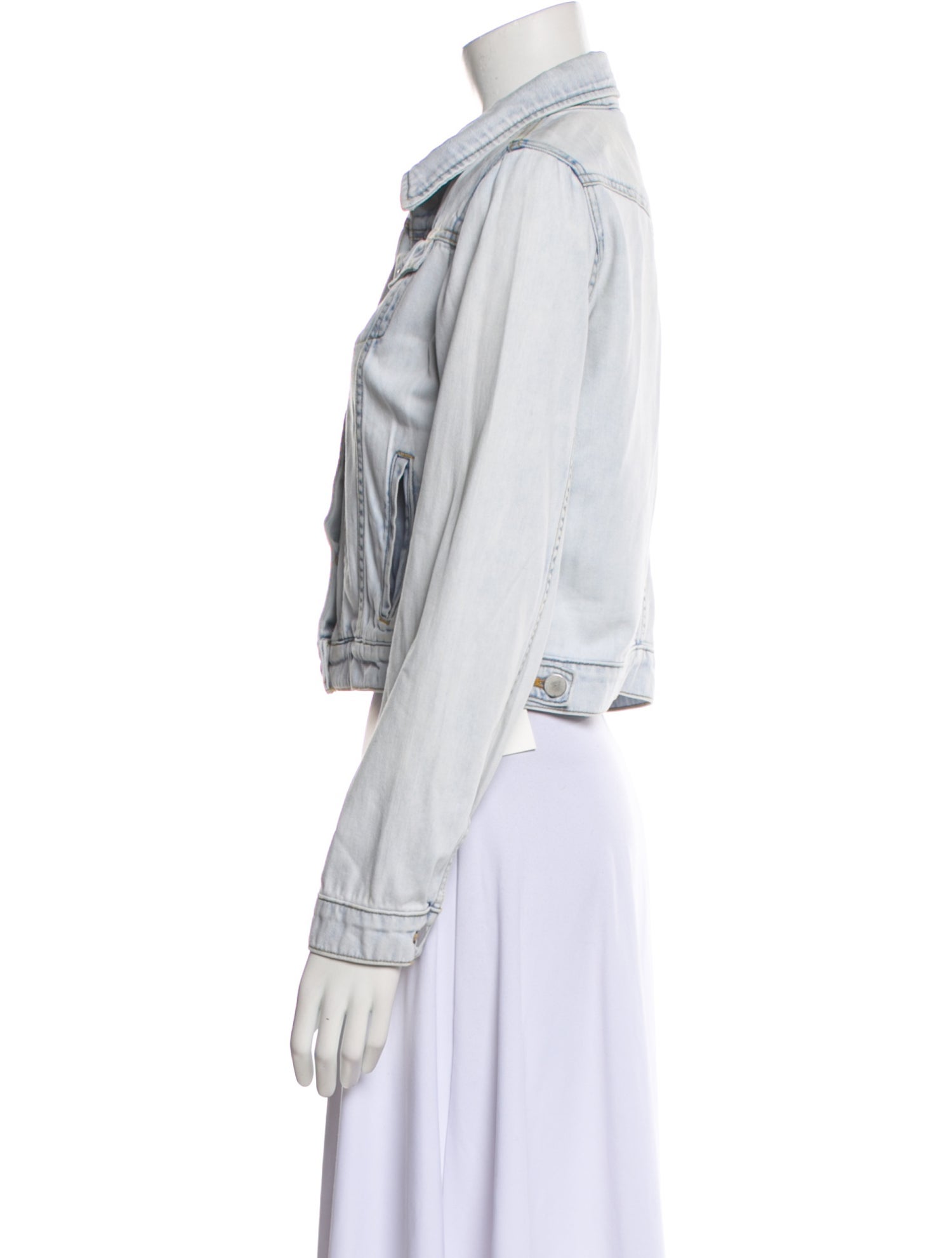 Theory Striped Denim Jacket