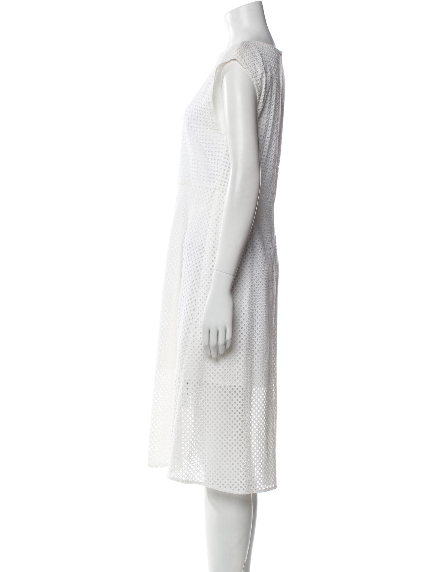 Theory Bateau Neckline Knee-Length Dress