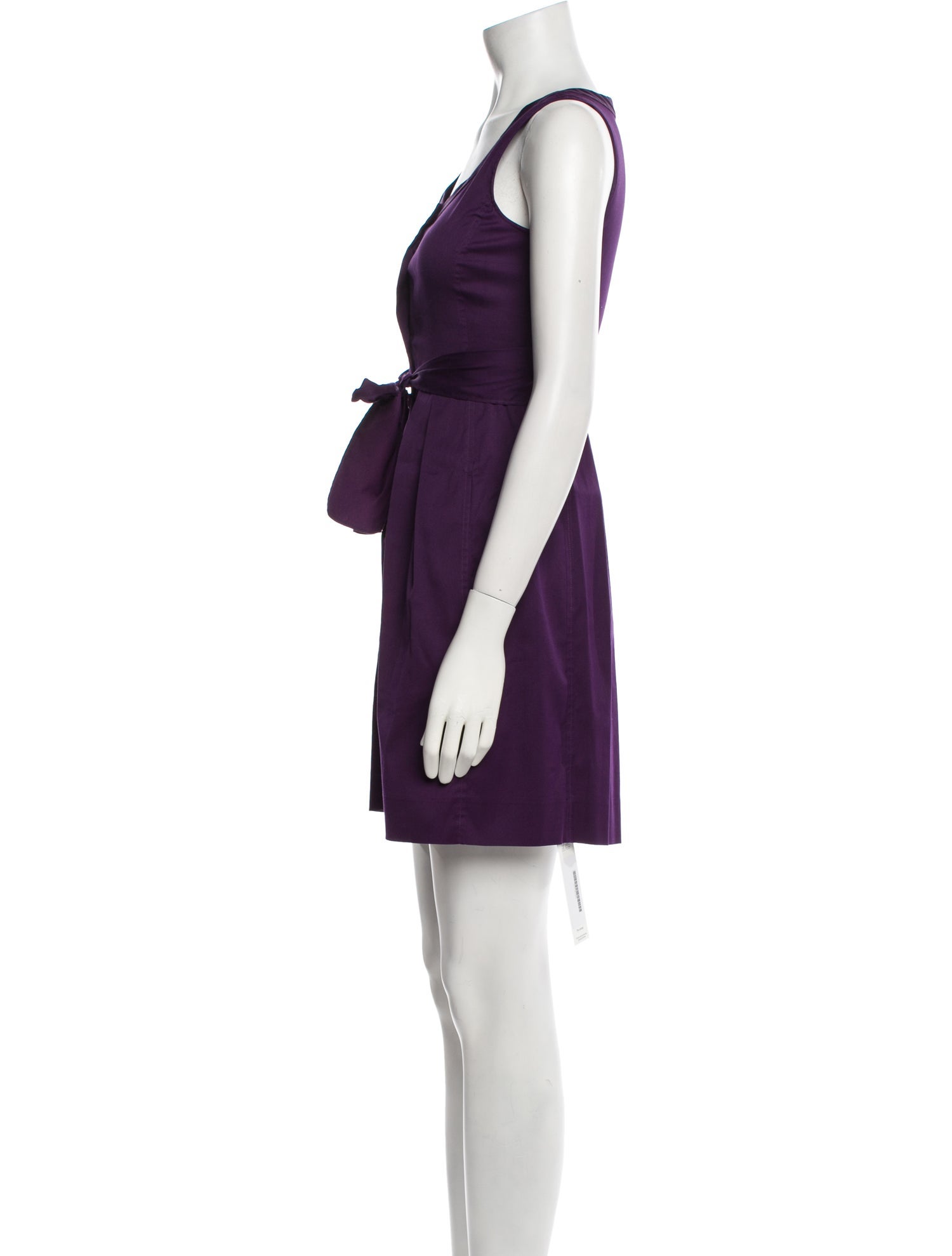 Theory Scoop Neck Mini Dress