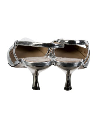 Theory Patent Leather Slingback Pumps