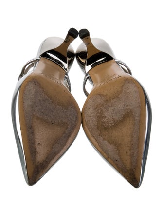 Theory Patent Leather Slingback Pumps